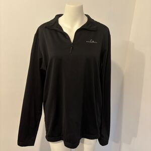 Paradox size Medium Quarter Zip Black Running Athletic Jacket